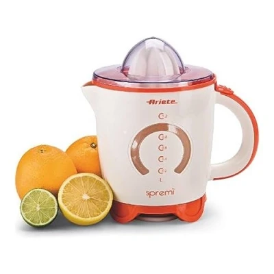Imagen de Ariete 408 Exprimidor, 40 W, De plástico, Blanca/Naranja