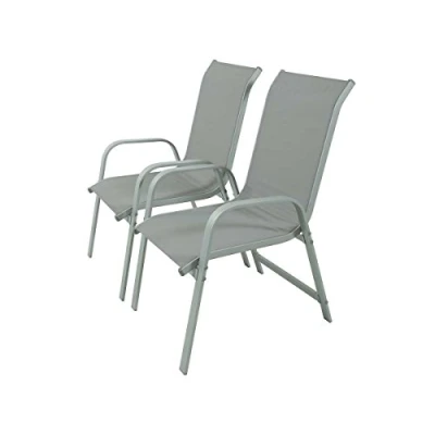 Imagen de Juego de 2 sillas para jardin textileno