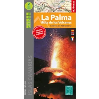 Imagen de La Palma Ruta de los Volcanes Carpeta 2 Mapas 1:25000: Caldera Taburiente. Volcanos GR 130 131