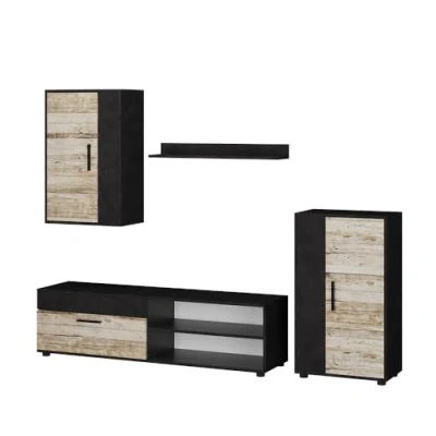 Imagen de Vicco Conjunto de salón Berno, Beige/Antracita, Juego 4