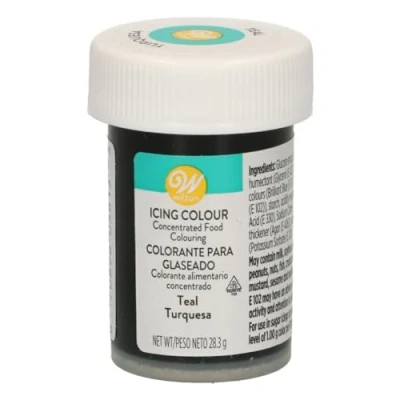 Imagen de Wilton Colorante Alimentario en Gel Teal, 28.3 g, Turquesa, Kosher