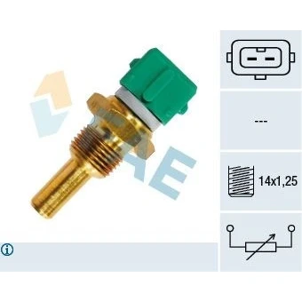 Imagen de EPS 1.830.204 Sensor de Temperatura del Refrigerante Made in Italy OE Equivalent gris CITROËN: Saxo Hatchback, Xsara Hatchback