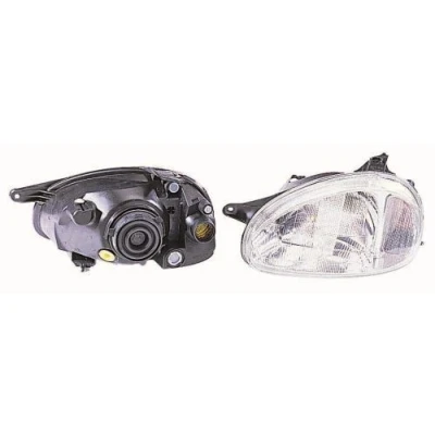 Imagen de ABAKUS 442 1102R LD EM Faros derecha H4 sin servomotor para reg. alcance luces P43t OPEL: Corsa B Hatchback, Furgón, Combo Furgón