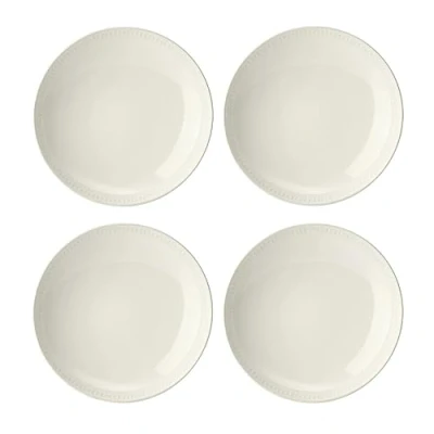 Imagen de Mikasa Cranborne Juego de 4 Cuencos Pasta, Servicio paa 4, Pasta en Gres, 24cm, Crema, Grandes Apto para Microondas y Lavavajillas