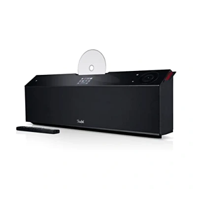 Imagen de Teufel MUSICSTATION radio por Internet, altavoz Bluetooth, digital DAB+ y FM, streaming de música, sonido alta fidelidad, despertador, WiFi, reflejo graves, color negro