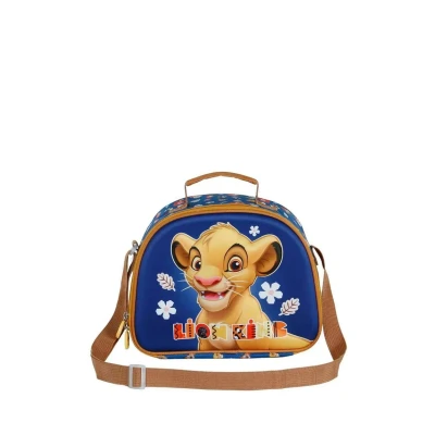 Imagen de Karactermania LION KING FACE 3D Lunch Bandolera para niños, Talla: One Size, Azul