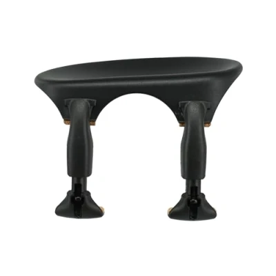 Imagen de Wittner mentonera, mentonera central violín 1/2 1/4, plástico de alta tecnología, forma anatómica, antialérgico, sin destornillador, negro, 253231, Made in Germany