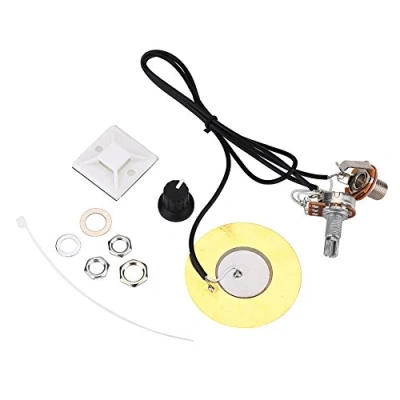 Imagen de Alomejor Pickup Piezo 50mm Transductor Sensible Pastillas para Guitarra Mandolina Caja de Puros Violín Ukulele Banjo