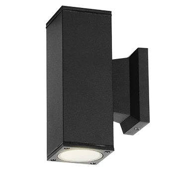 Imagen de Aigostar Aplique Pared Exterior,GU10 Antracita Aluminio Up Down Lámpara,IP65 Impermeable Luz Exterior Iluminación para Balcón Garaje Terrazas Patio Jardín,color negro