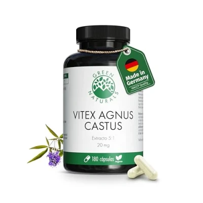 Imagen de Sauzgatillo Vitex Agnus Castus 180 cápsulas (20mg) 100% vegano y sin aditivos