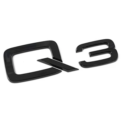 Imagen de Audi 83A071803 Emblema de Q3, color negro