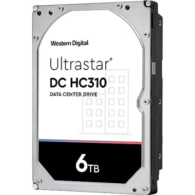 Imagen de Western Digital HGST Ultrastar HUS726T6TALE6L4 Disco Duro Interno, 3.5&quot; SATA, 6 TB, Color Blanco