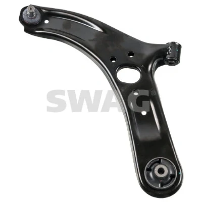 Imagen de SWAG 33 10 7262 Barra oscilante, suspensión de ruedas con apoyo Eje delantero, izquierda Brazo oscilante transversal Chapa acero 18 KIA: RIO 3