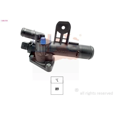 Imagen de EPS 1.880.704 Termostato, refrigerante 89 Made in Italy OE Equivalent con junta RENAULT: MEGANE 2, SCENIC CLIO 3, NISSAN: MICRA 3