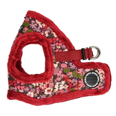 Imagen de Puppia Arnés para Perros pequeños y medianos Gianni Harness B Ajustable cómodo Wine Red