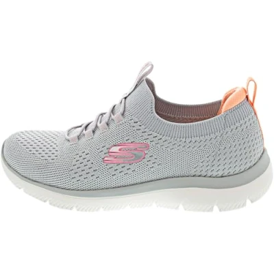 Imagen de Skechers Cumbres, Zapatillas de Deporte Mujer, Gris Punto Rosa Coral Trim, 36.5 EU