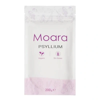 Imagen de Cascara molida de Psilio rubio polvo 99% Fibra plantago ovata molido Psyllium husk fibre powder 200g Producto natural sin aditivos Ideal para hacer pan gluten Envase Doypack zip