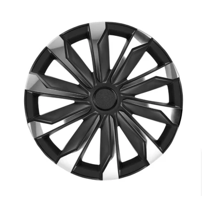 Imagen de AutoStyle Juego PP 5486CB Tapacubos 16in cromo/negro