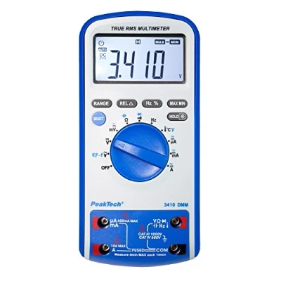 Imagen de PeakTech P 3415 Digital Multímetro 6000 cuentas, 1000 V, 10 A AC DC con truerms