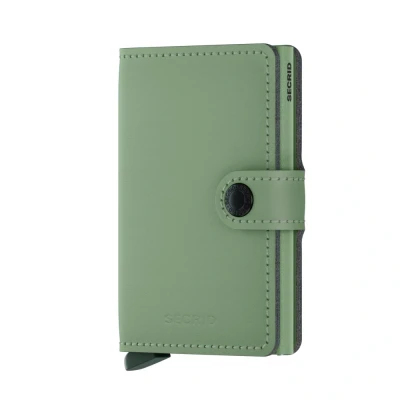 Imagen de Secrid Miniwallet Yard powder Pistachio Grabado gratuito