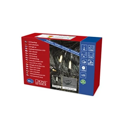 Imagen de Konstsmide Christmas Cadena de luces mini LED con carrete, 40