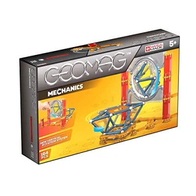 Imagen de Geomag Mechanic Construcciones magnéticas y Juegos educativos, Multicolor, 164 Piezas, 724