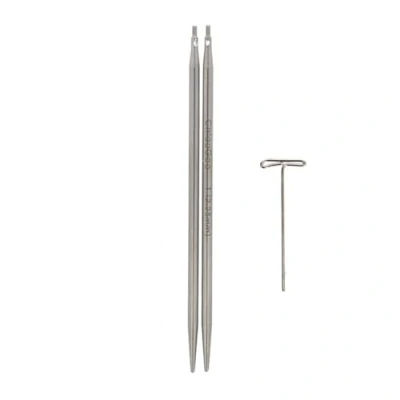Imagen de chiaogoo aguja de encaje (8 cm, 2.25 mm) con punta intercambiable 1 unidad