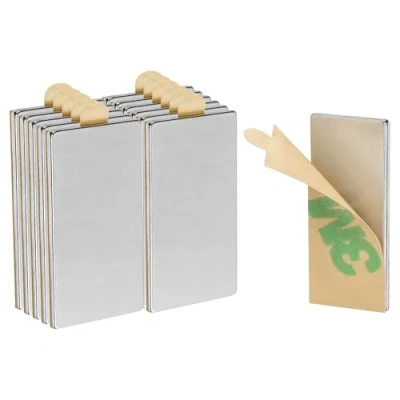 Imagen de ECENCE Imanes de neodimio 20 Piezas quadrado autoadhesivos 20x10x1mm Recubrimiento NiCuNi quadrados