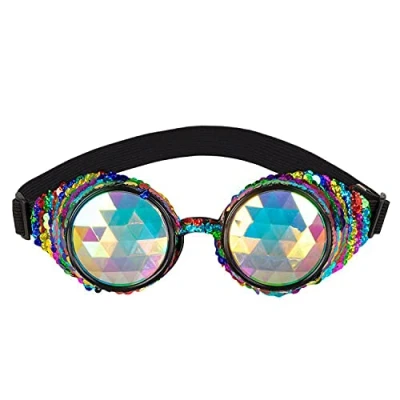 Imagen de Boland gafas de fiesta Mirage, para adultos, gafas, holográficas, tocados, carnaval, temática