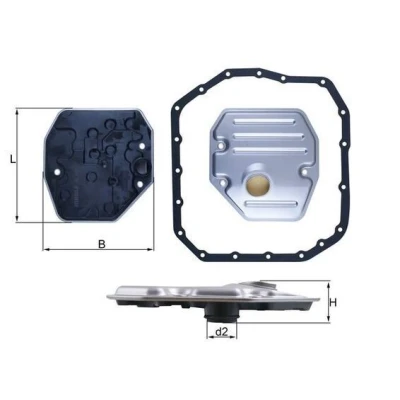 Imagen de MAHLE ORIGINAL HX 265D Filtro Caja de Cambios Automatica con junta