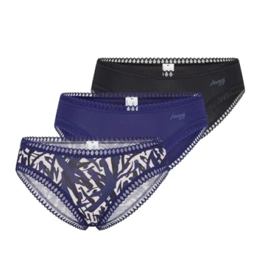 Imagen de Sloggi Mujer Go Crush Mini C3P, Blue Dark Combination