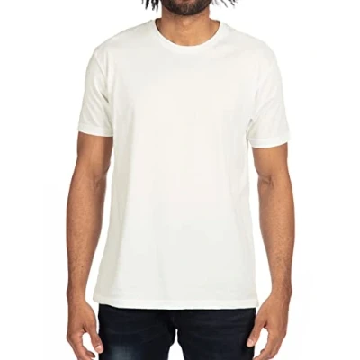 Imagen de Camiseta Next Level para hombre Cvc Crew, Black blanco Large