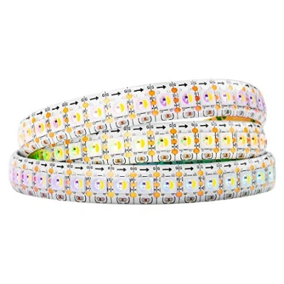 Imagen de BTF LIGHTING RGBW RGBNW Natural White SK6812 (Similar WS2812B) 3.3ft 1m 144leds/pixels/m Individually Addressable Flexible 4 Color in 1 LED Dream Strip Waterproof IP65 DC5V