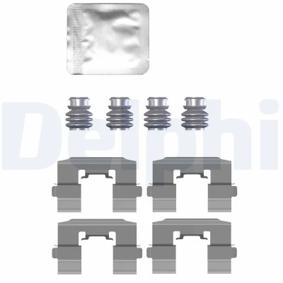 Imagen de DELPHI LX0731 Kit de accesorios, pastillas frenos FORD: FIESTA 6, 6 Van