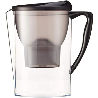 Imagen de Amazon Basics Jarra de filtrado agua (2,3 L) Negro