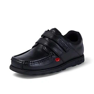Imagen de Kickers Fragma Strap Zapatillas con velcro para chico, Negro, 36 (UK 3)