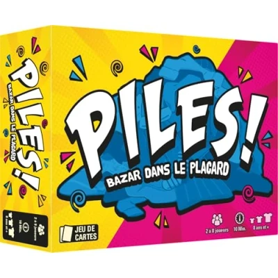Imagen de Asmodee The Lost Boy Entertainment Pilas! Juegos de Mesa Cartas Juego Familia y Niños a Partir 8 Años 2 Jugadores 10 Min Versión Francesa