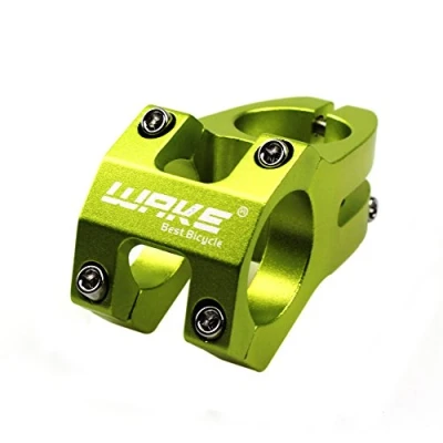 Imagen de CYSKY Bike Stem 31.8 45mm Aleación de Aluminio Mountain Corto del Manillar la Bicicleta para mayoría Las Bicicletas BMX MTB Road (Verde)