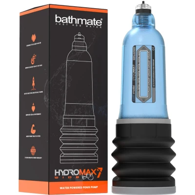 Imagen de Bomba de succión hydromax 7 wide boy x30 azul Bathmate