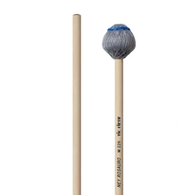 Imagen de Vic FIrth Maza de Marimba y Vibráfono serie Signature M226 Ney Rosauro Medio color gris