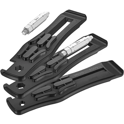 Imagen de Wera Bicycle Set 15 Juego Llaves de neumáticos, Unisex, Negro, 5 Piezas