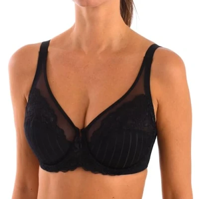Imagen de Creaciones Selene Mariluz Sujetador con aros, Mujer, Talla: 85C, Nero