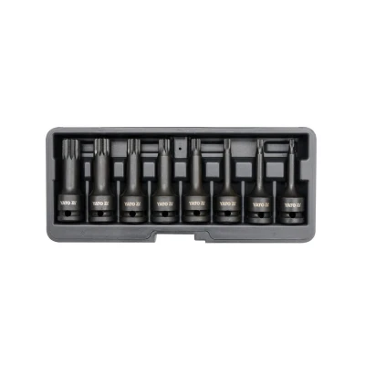 Imagen de YATO YT 1069 Toma de poco impacto establece 8pcs estriados 1/2 &quot;