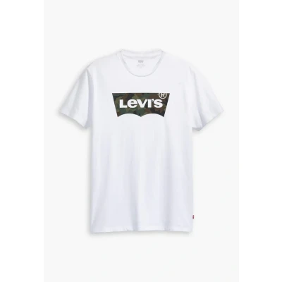 Imagen de Levi&#039;s Housemark Graphic Camiseta estampada, Hombre, Talla: XS, Bw logo dress blues