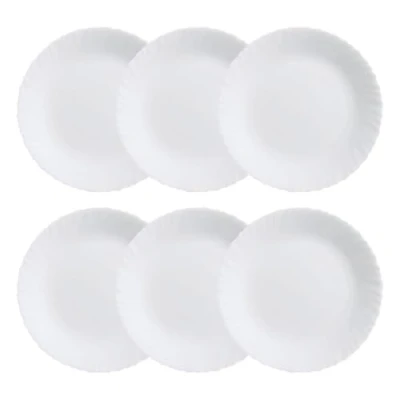 Imagen de Luminarc Feston 6 Plato Hondo Opal 23cm Blanco