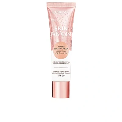 Imagen de L&#039;Oreal Paris Make Up Designer Skin paradise Water Cream Hidratante con Color y Spf 20, Tono Piel Medio Medium 01 30 g