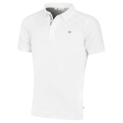 Imagen de Calvin Klein Polo Golf 3 Botones Campus Hombre Deporte Blanco L