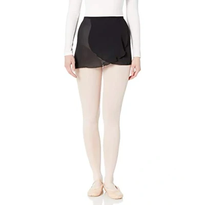 Imagen de Bloch Dance Vera Georgette Falda de Ballet para Mujer, Georgette, R9721, Negro, Talla única