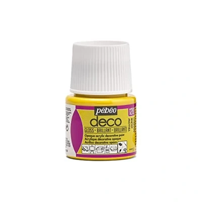 Imagen de PEBEO Pintura acrílica multisoporte Color Opaco Acabado Brillante Amarillo 45ml