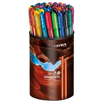 Imagen de Lyra Graduate Fineliner Rotuladores surtido, bote 50 Unidades